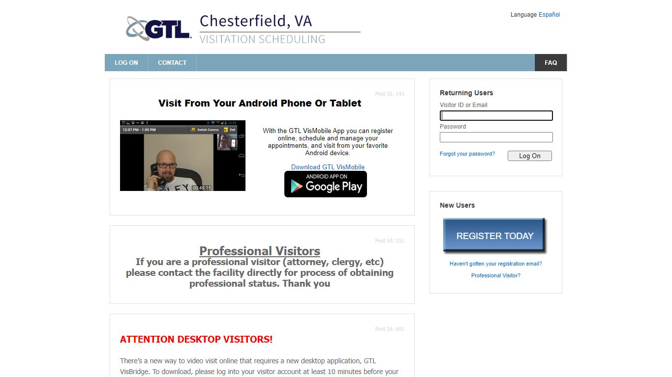 ViaPath Visitor Web 8.0 - GTLVisitMe