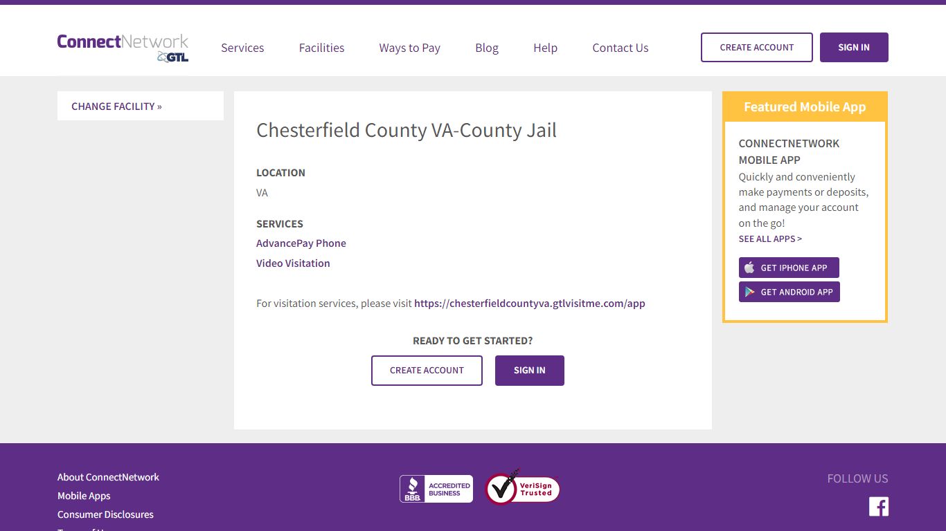 Chesterfield County VA-County Jail | ConnectNetwork